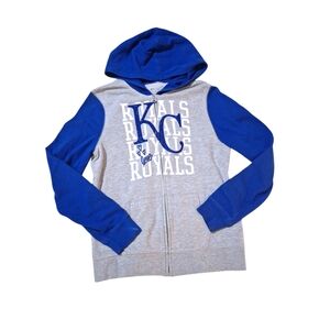 5th & Ocean Blue and Gray KC Royals Kids Hoodie